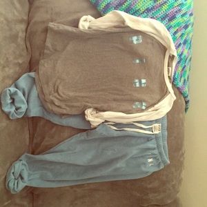 PINK raglan and sweatpants set.